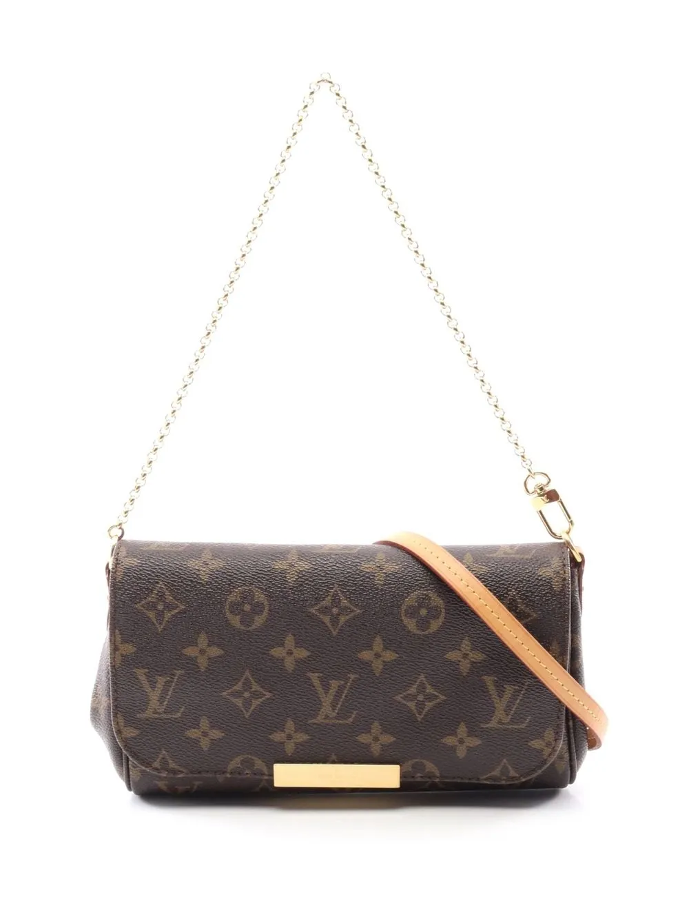 

Louis Vuitton 2015 pre-owned Favorite PM bag - Brown