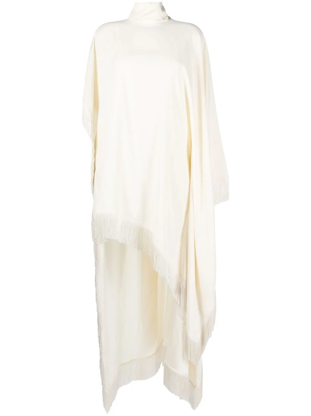 Taller Marmo fringe-detail Funnel Neck Dress - Farfetch