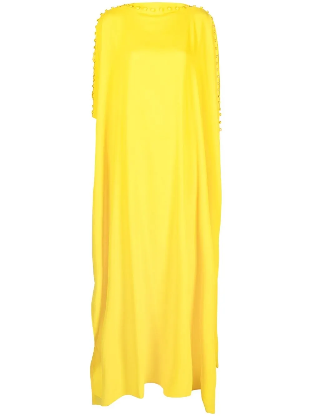 

Taller Marmo button-detailing long dress - Yellow