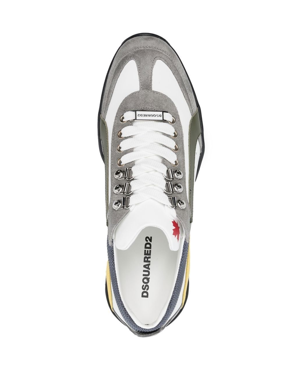 Shop Dsquared2 Original Legend Lace-up Sneakers In White