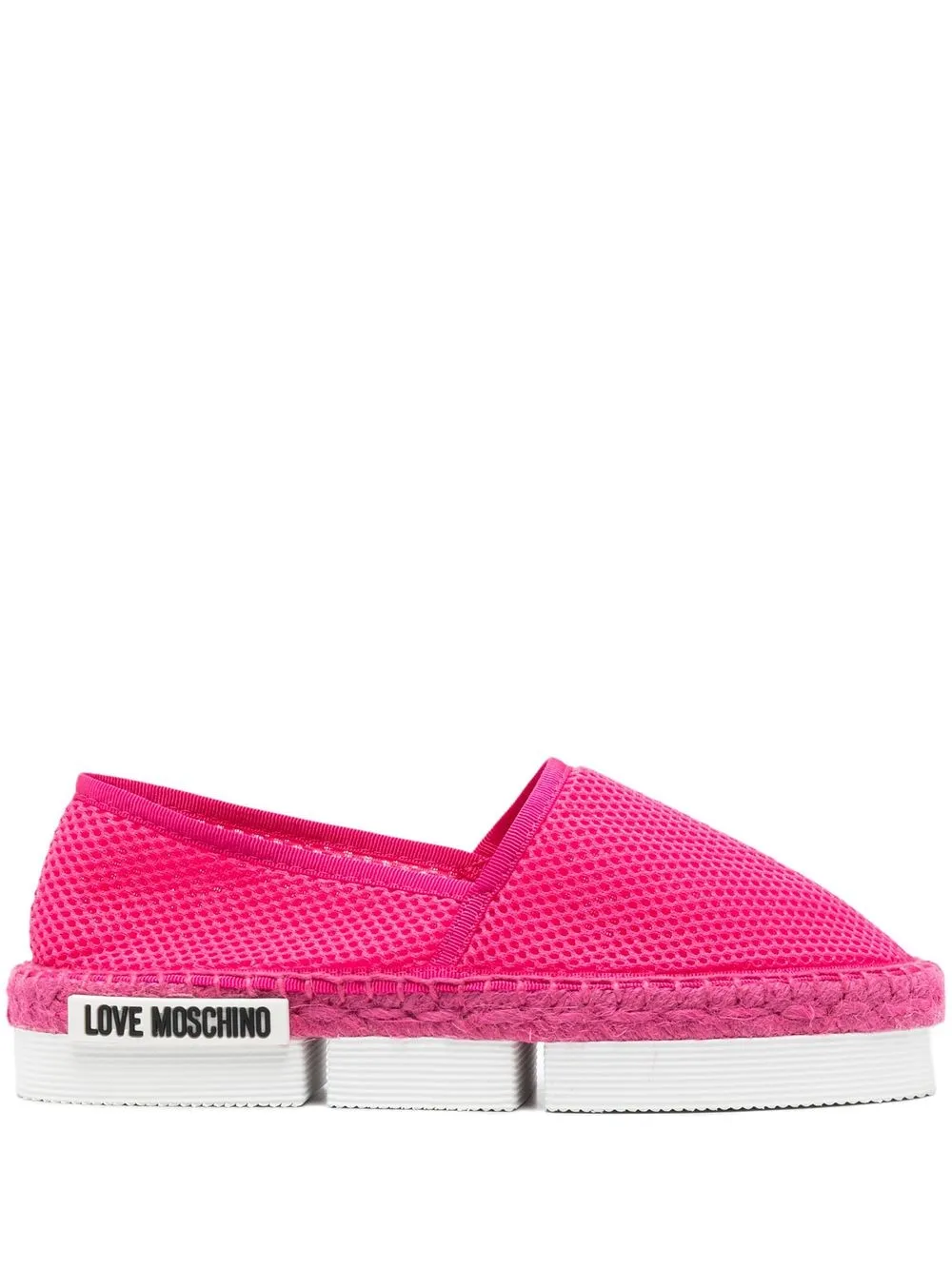 Love Moschino mesh-panel 35mm espadrilles