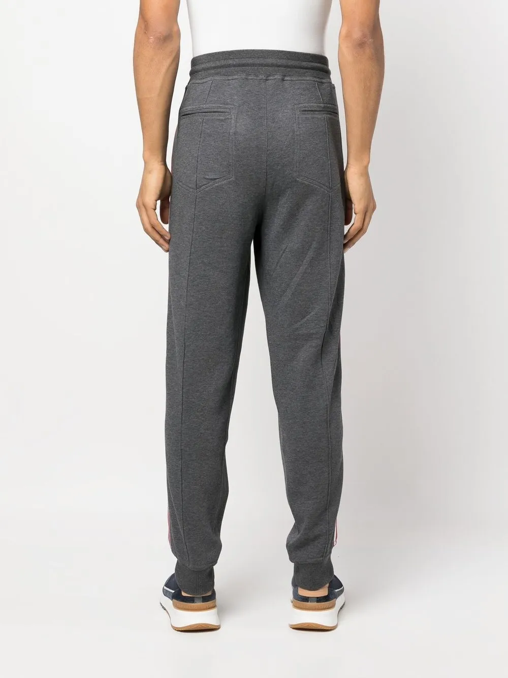 BRUNELLO CUCINELLI DRAWSTRING-WAIST TRACK PANTS