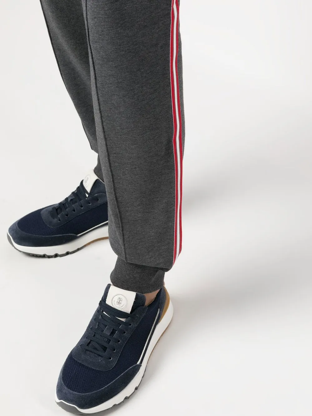 BRUNELLO CUCINELLI DRAWSTRING-WAIST TRACK PANTS