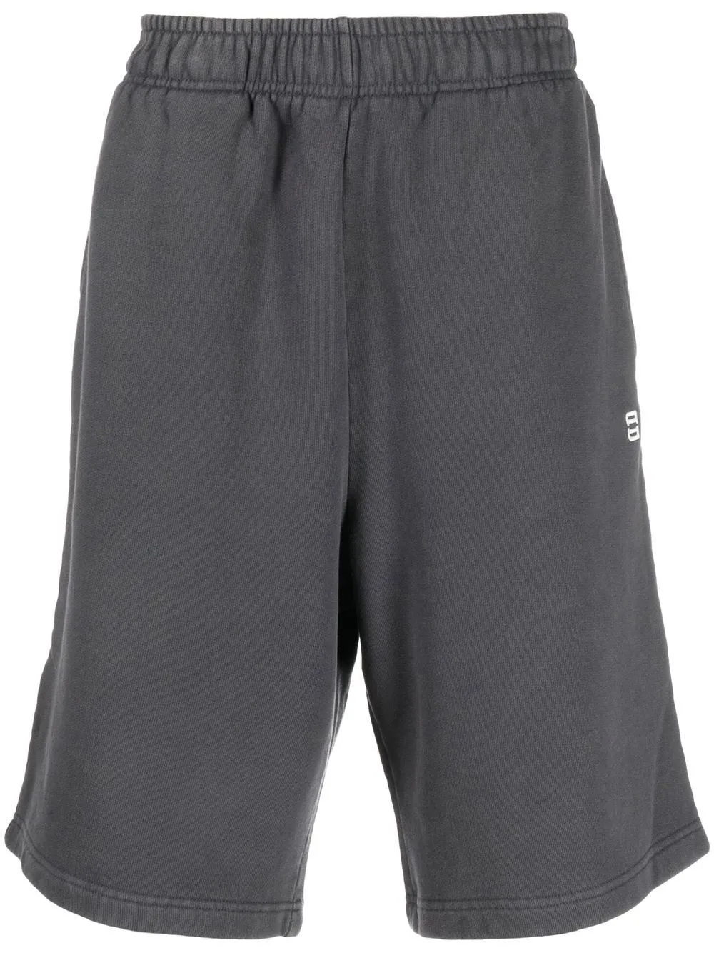 Ambush Logo-print Elasticated Track Shorts In Grey