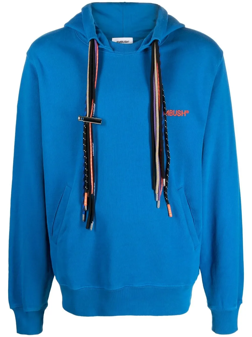 

AMBUSH hoodie con múltiples cordones - Azul