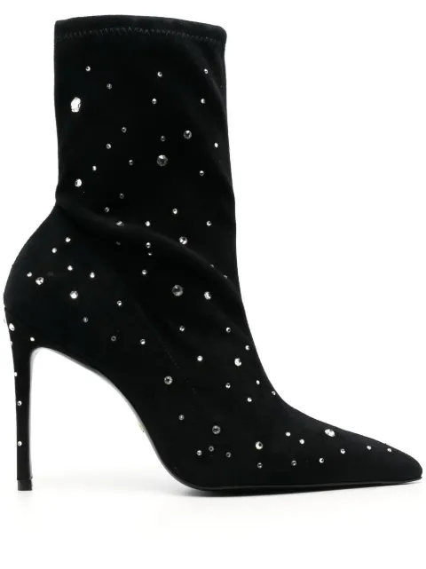 Stuart Weitzman 115mm crystal-embellished ankle boots