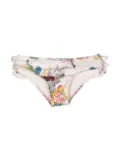 ZIMMERMANN Kids Clover ruffle-trim bikini bottoms - Neutrals