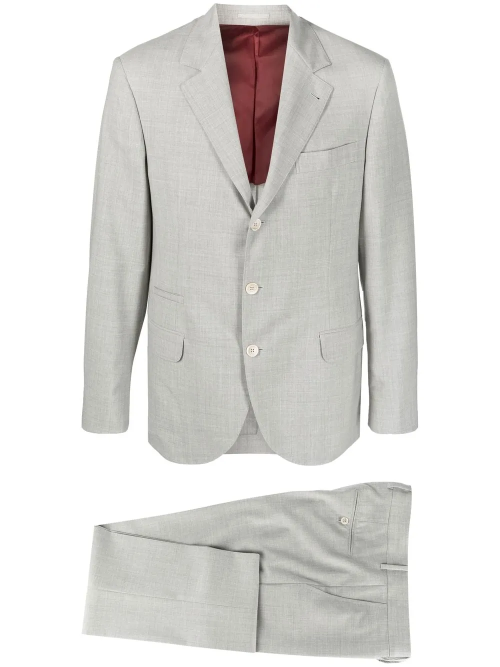 

Brunello Cucinelli traje con botones - Gris