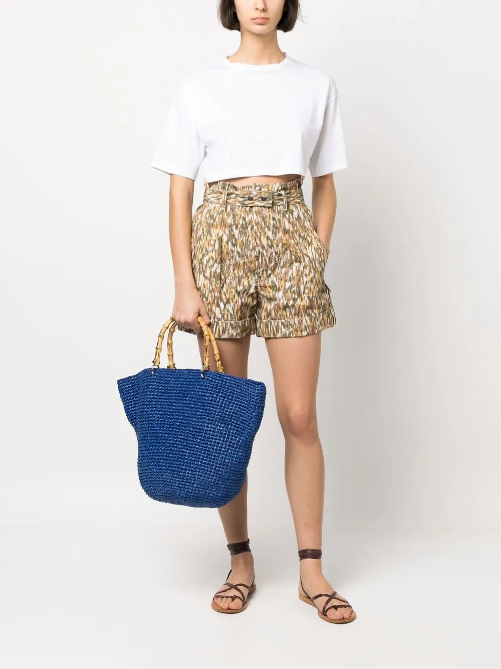 Chica Corolla tas met handgreep - Blauw