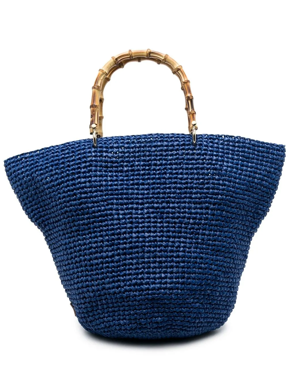 Chica Corolla woven top-handle bag | Blue | Image 1