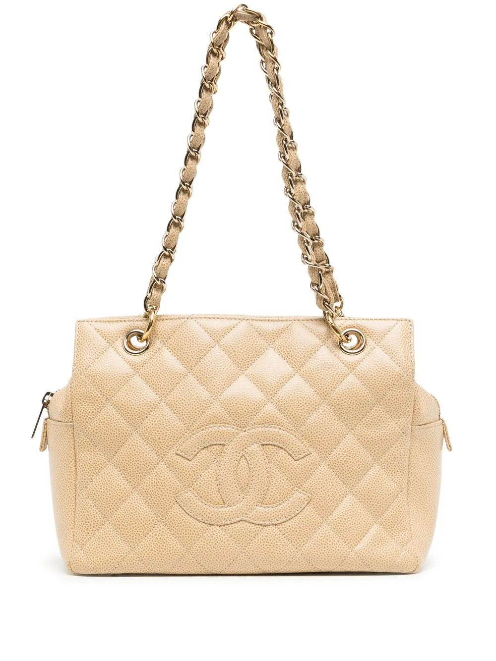 

CHANEL Pre-Owned 2002 Grand Shopping tote - Neutrals