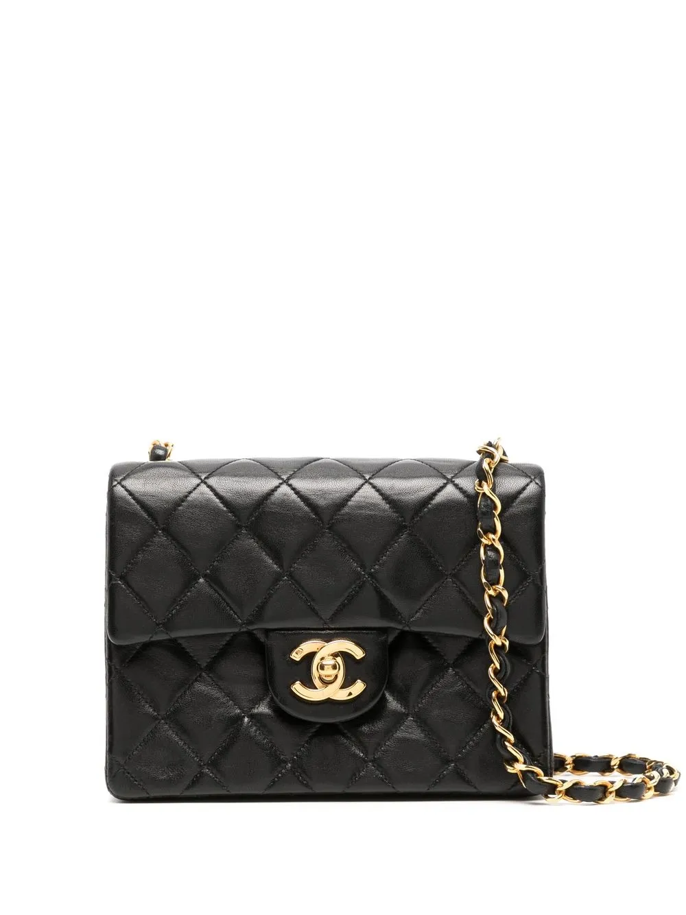 

CHANEL Pre-Owned 1998 mini Classic Flap shoulder bag - Black