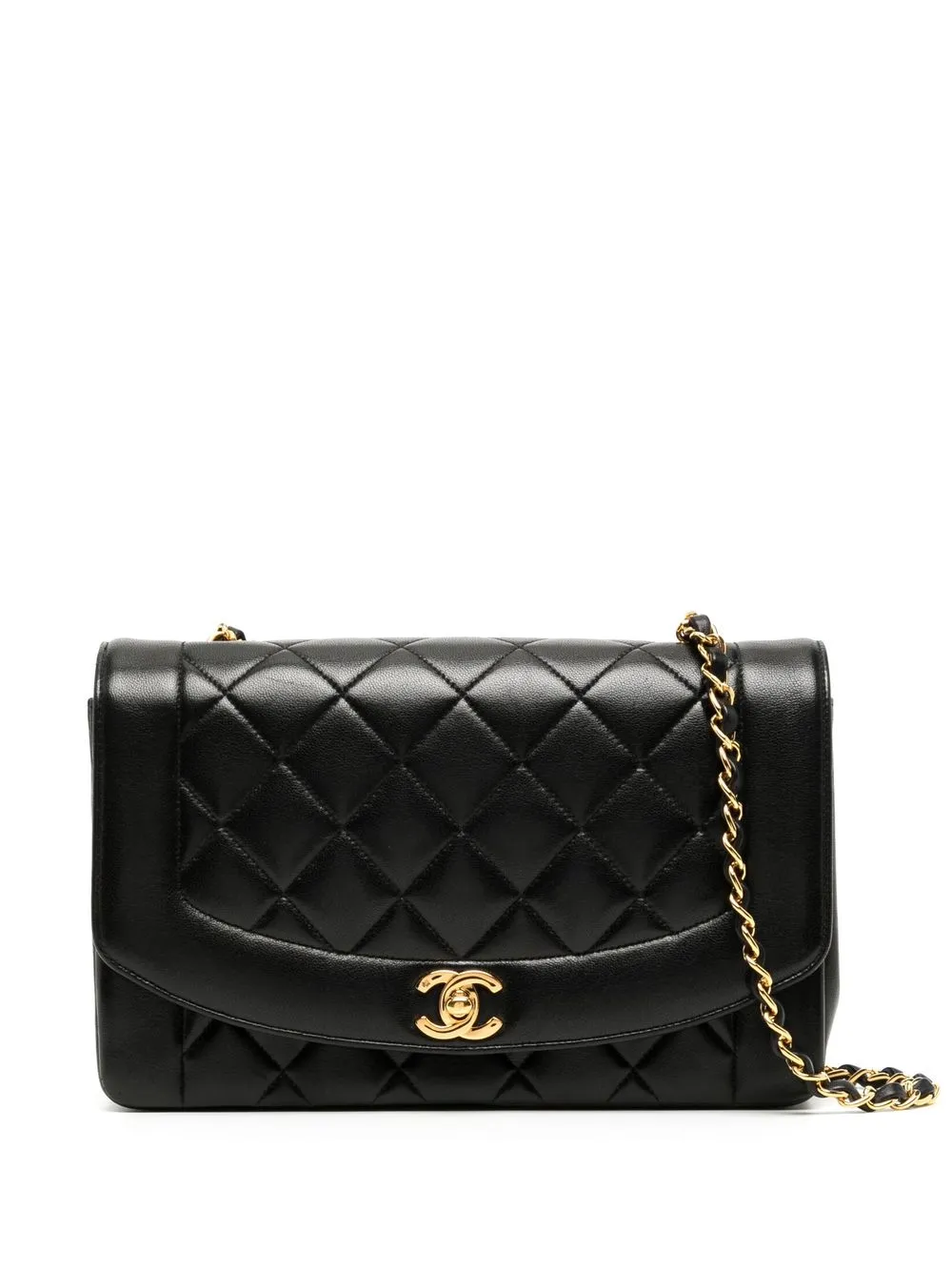

CHANEL Pre-Owned 1992 medium Diana shoulder bag - Black