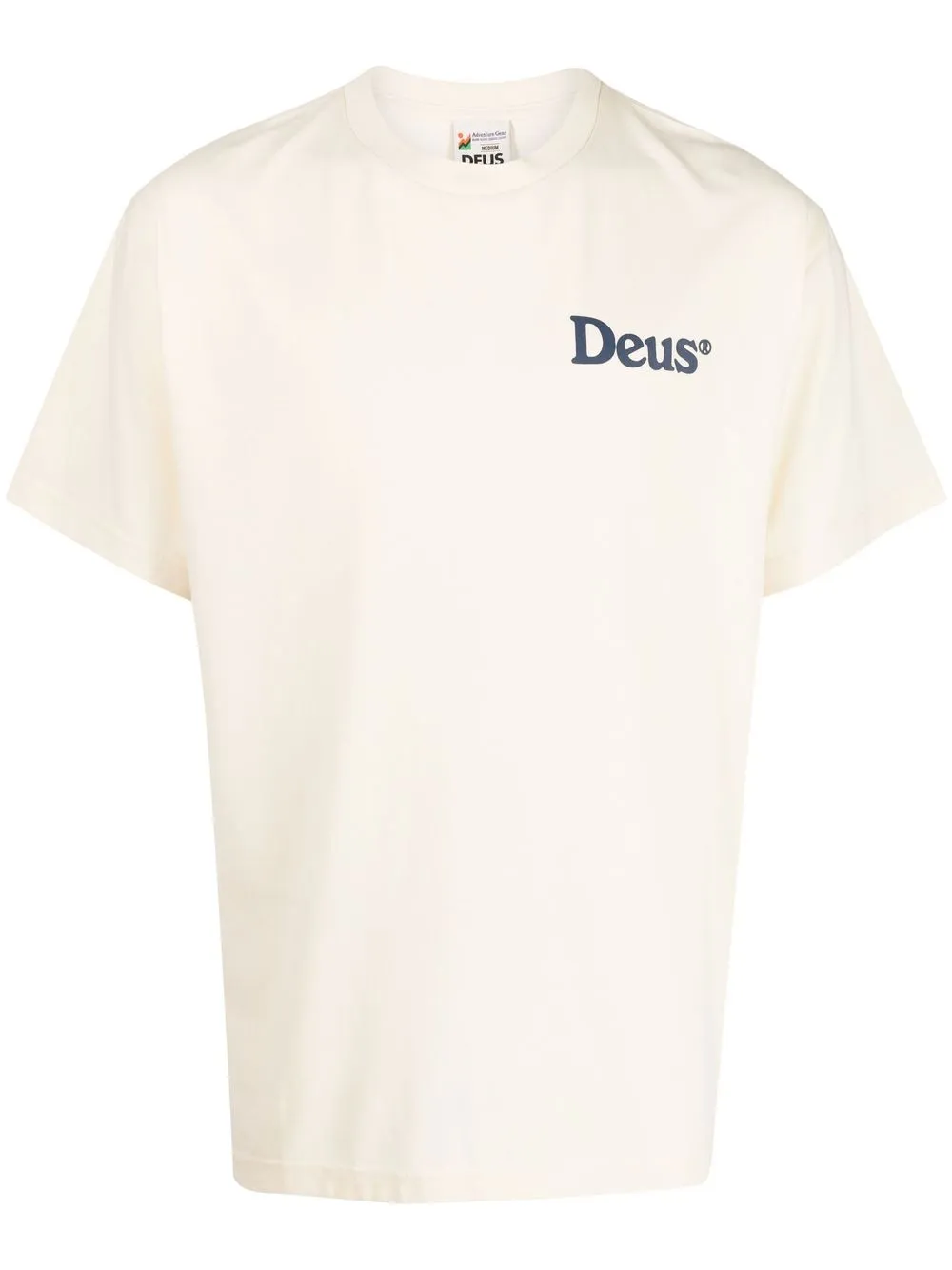 

Deus Ex Machina playera manga corta con logo estampado - Blanco