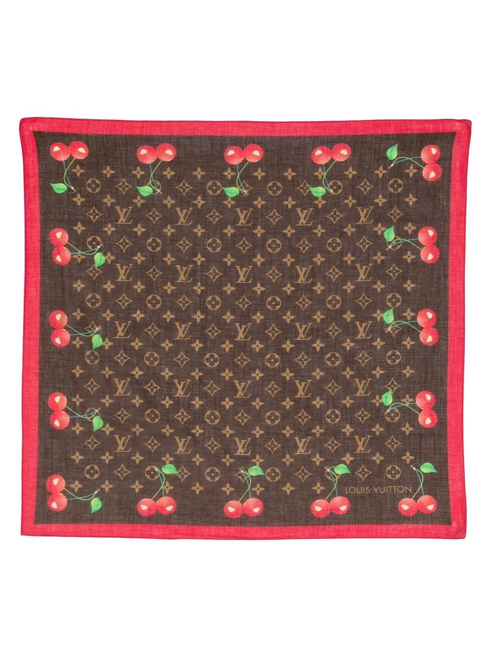 Louis Vuitton pre-owned Monogram Handkerchief Scarf - Farfetch