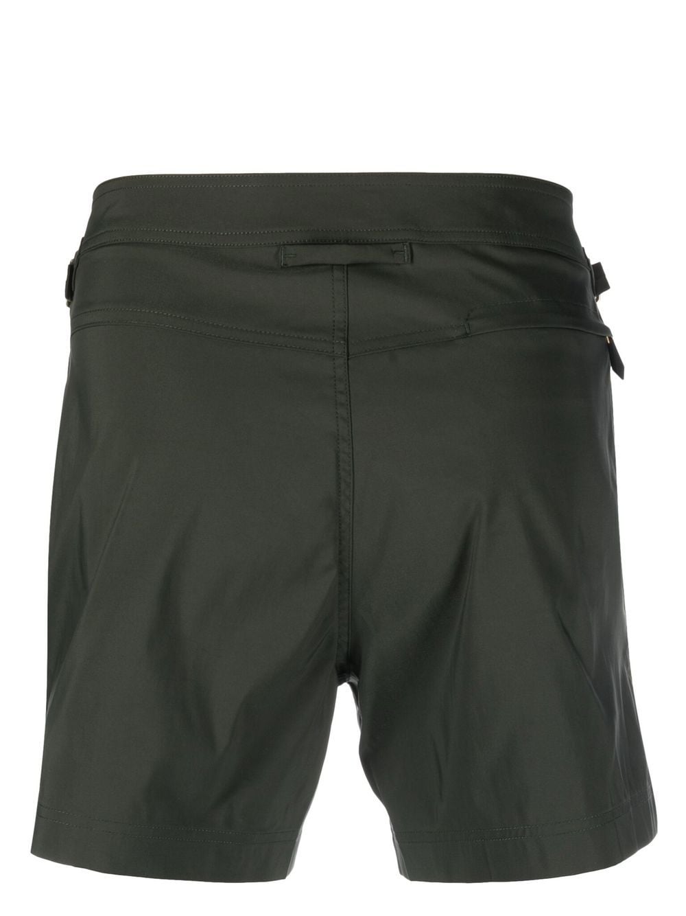 Shop Tom Ford Slim-cut Swim Shorts In Green