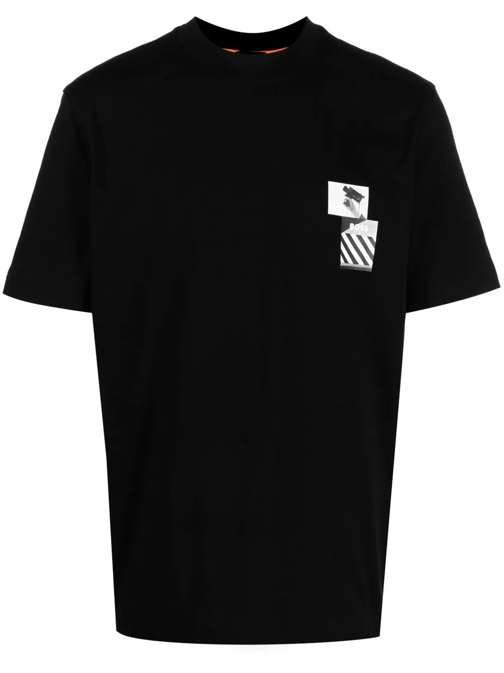

BOSS cotton short-sleeve T-shirt - Black