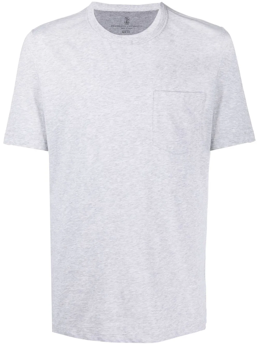 

Brunello Cucinelli playera cuello redondo - Gris