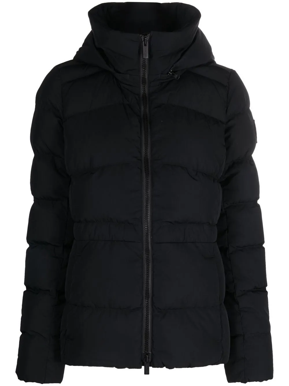 Canada Goose Alliston Feather-down Hooded Jacket In Black