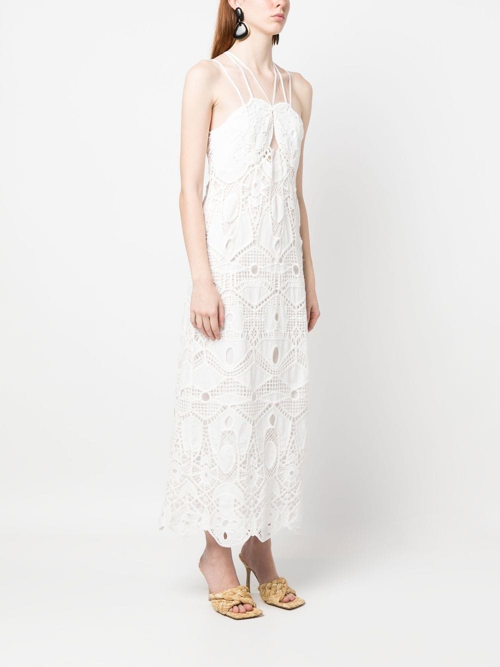 Shop Cult Gaia Everly Lace Dress In White