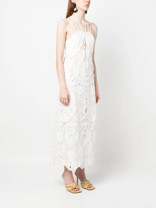 Cult Gaia Everly Lace Dress | White | FARFETCH