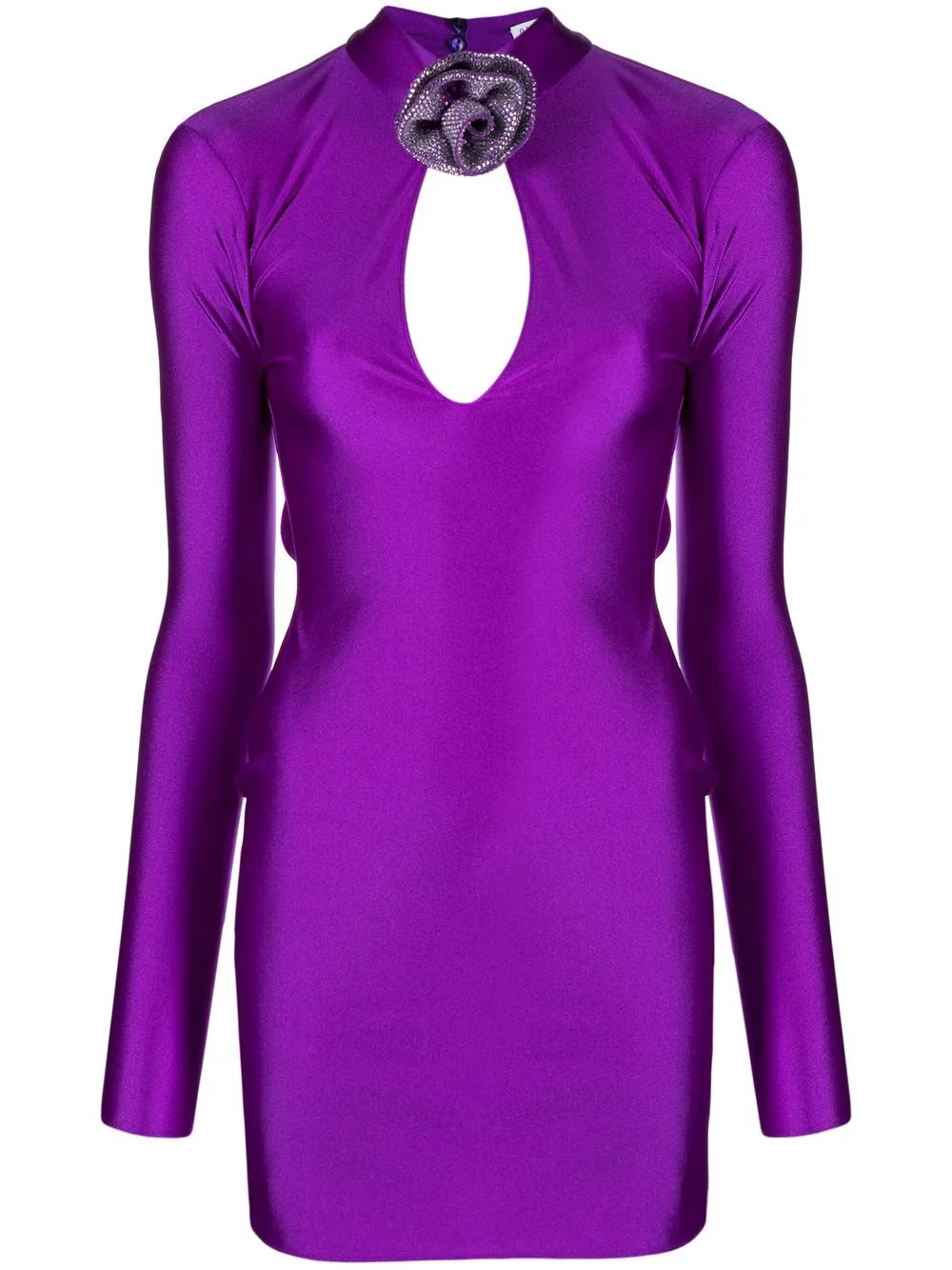 Giuseppe Di Morabito cut-out floral-detail minidress