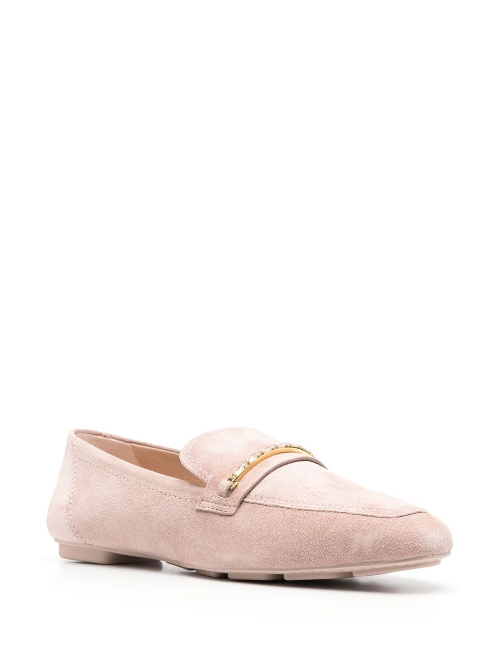 Stuart Weitzman Loafers verfraaid met kristallen - Roze