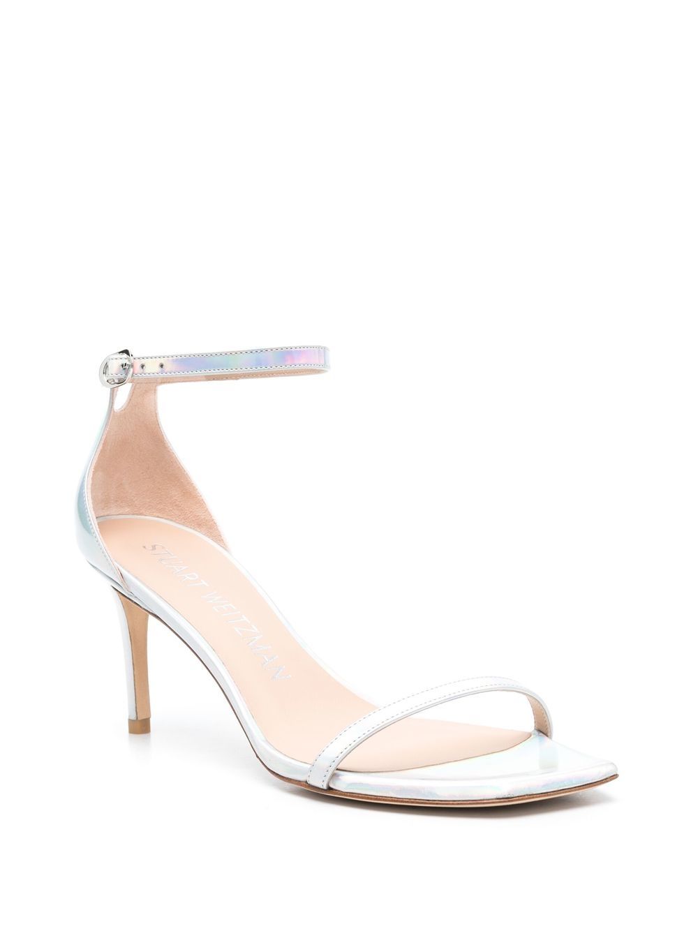 Stuart Weitzman Metallic sandalen - Zilver