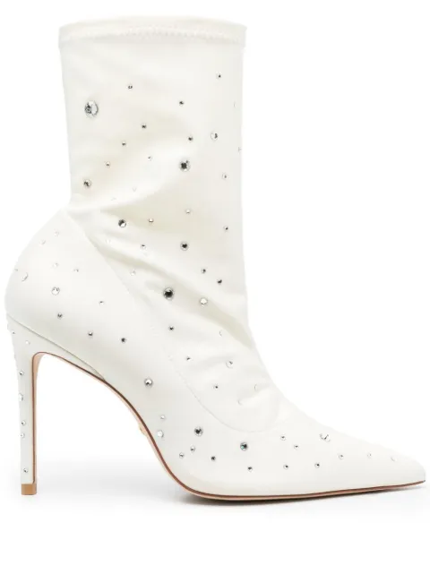 Stuart Weitzman crystal-embellished 110mm boots