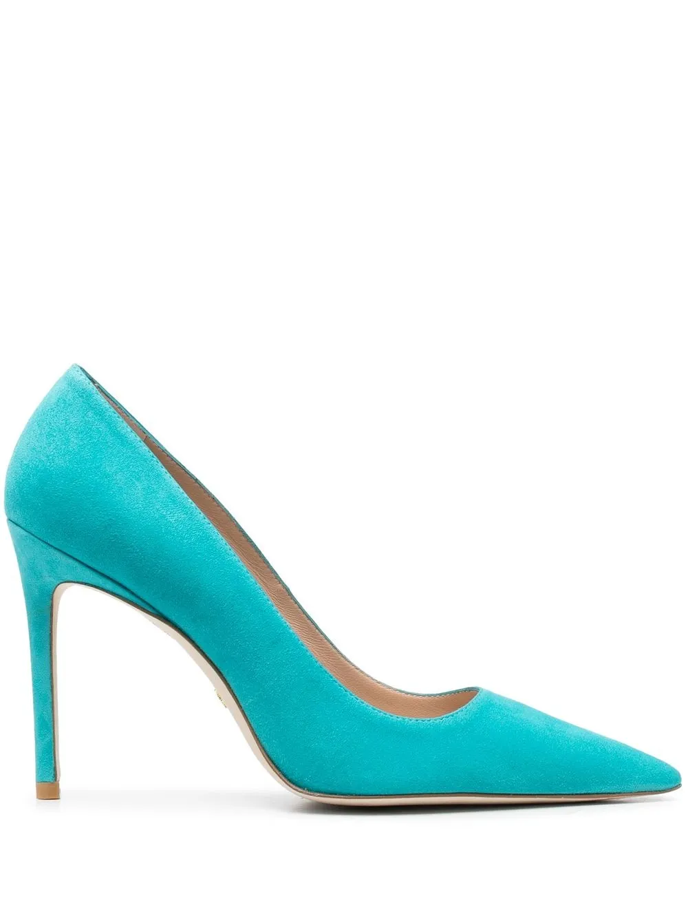 

Stuart Weitzman 100mm pointed-toe pumps - Blue