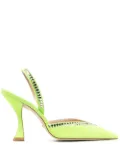 Stuart Weitzman 110mm crystal-embellished pumps - Green