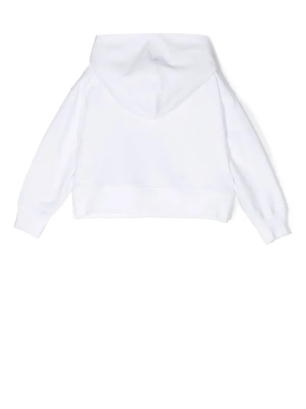 Crystal best sale hoodie white