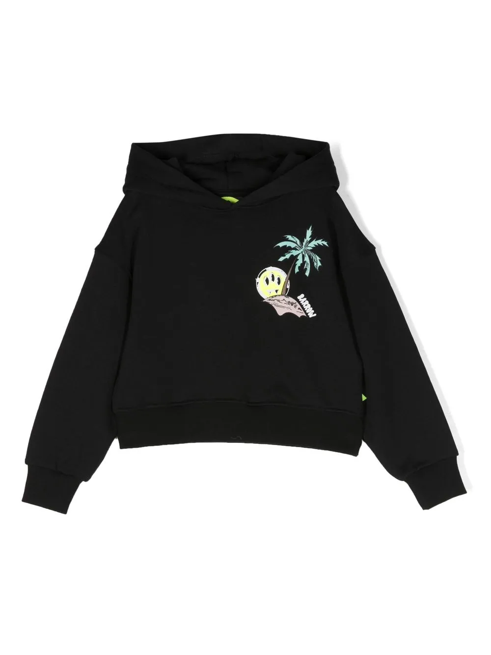 

Barrow kids logo-print hoodie - Black