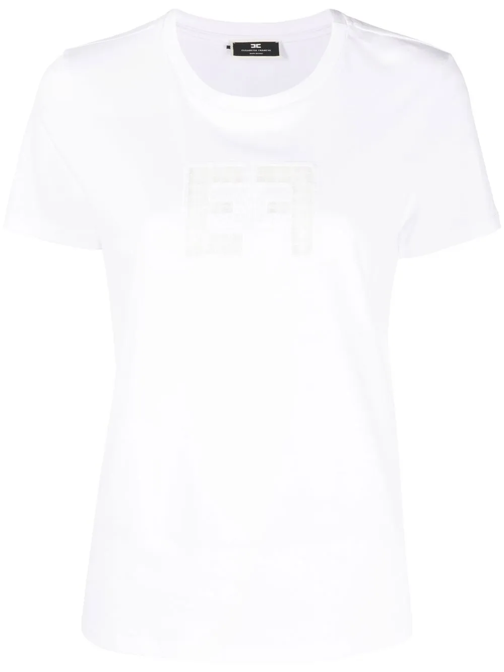 

Elisabetta Franchi logo-print short-sleeve T-shirt - White