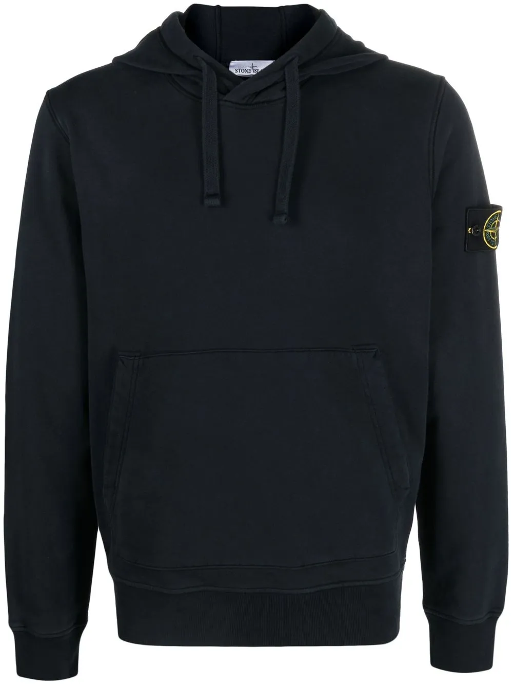 

Stone Island Compass-patch drawstring hoodie - Blue
