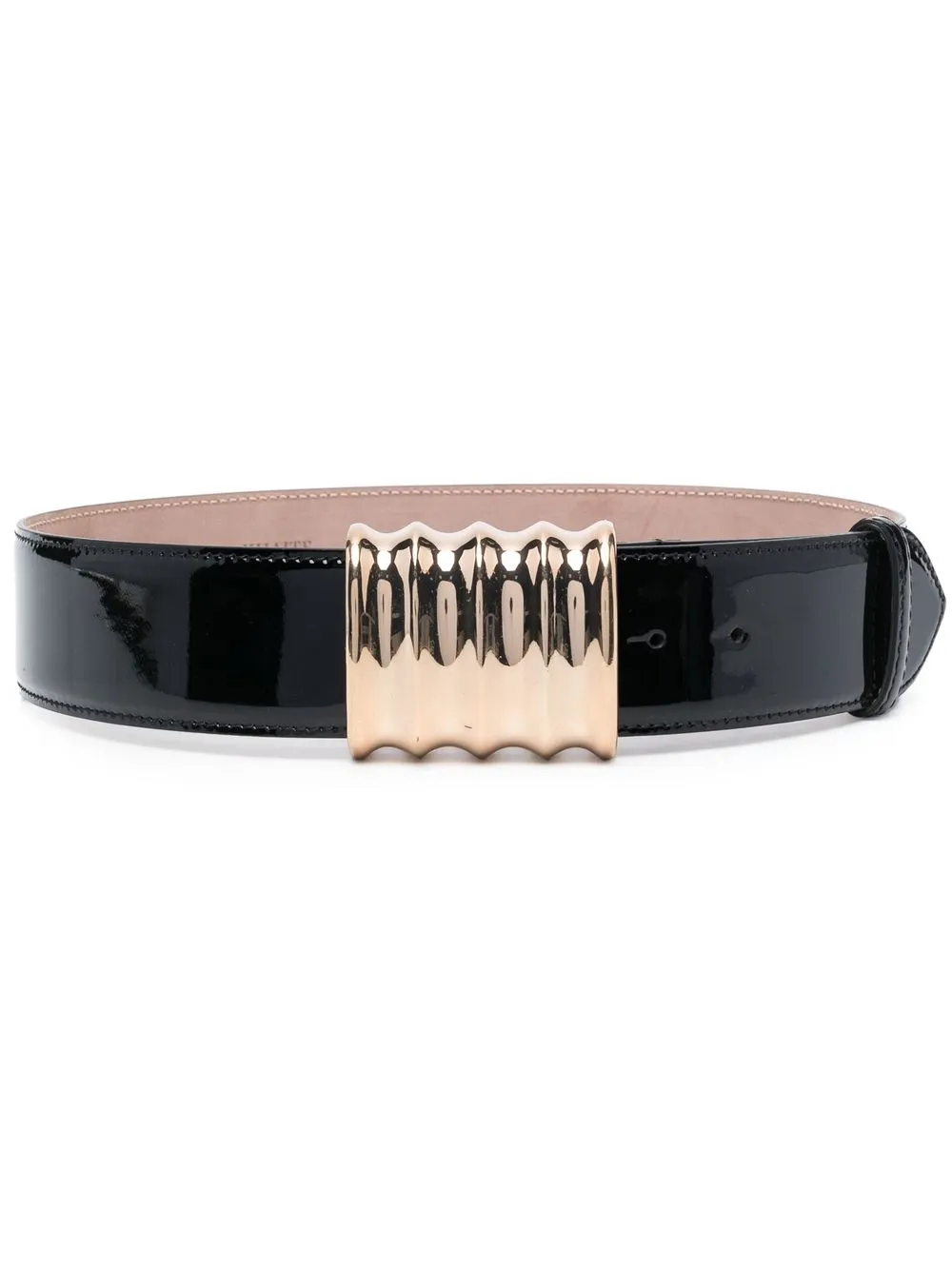 

KHAITE patent-finish 50mm belt - Black