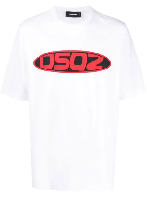 DSQUARED2 playera manga corta con logo estampado