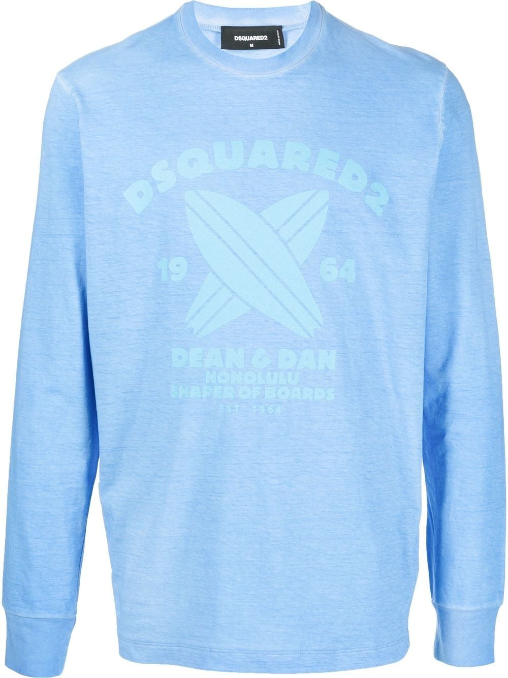 Dsquared2 Logo-print Detail Sweatshirt In Blue
