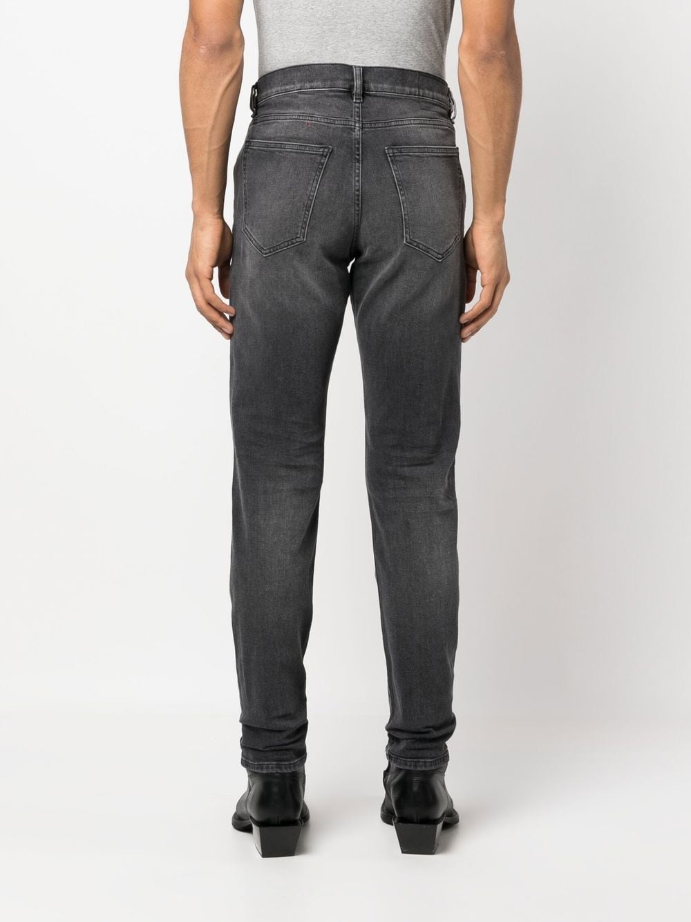 Shop Diesel D-strukt Tapered Jeans In Grau