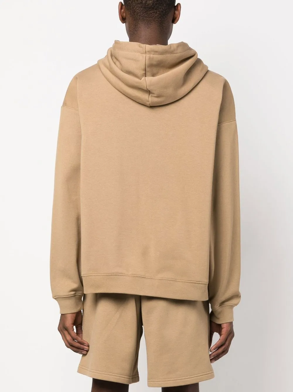 Dsquared2 Drawstring-hooded Zipped Jacket In Neutrals