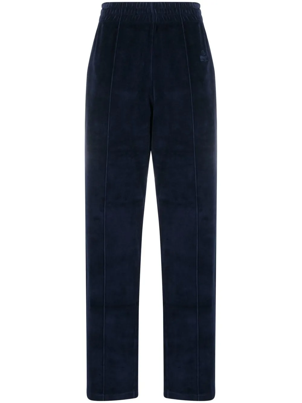 

Isabel Marant Marcoh velour straight sweatpants - Blue