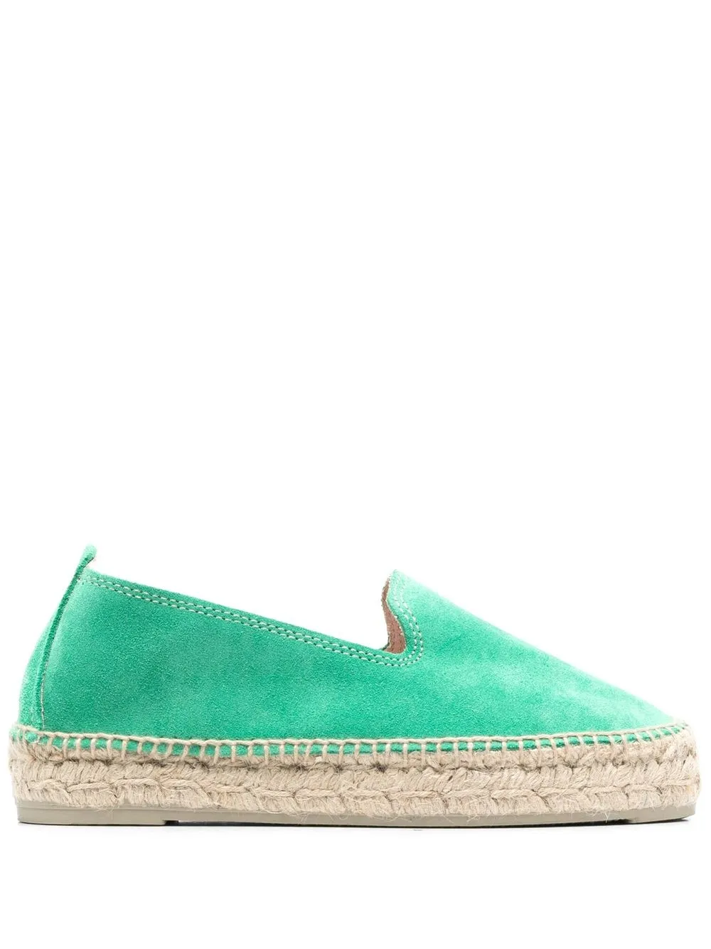 

Manebi 32mm slip-on suede espadrilles - Green