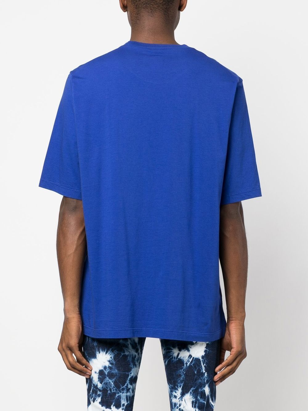 Shop Dsquared2 Logo-print Detail T-shirt In Blue