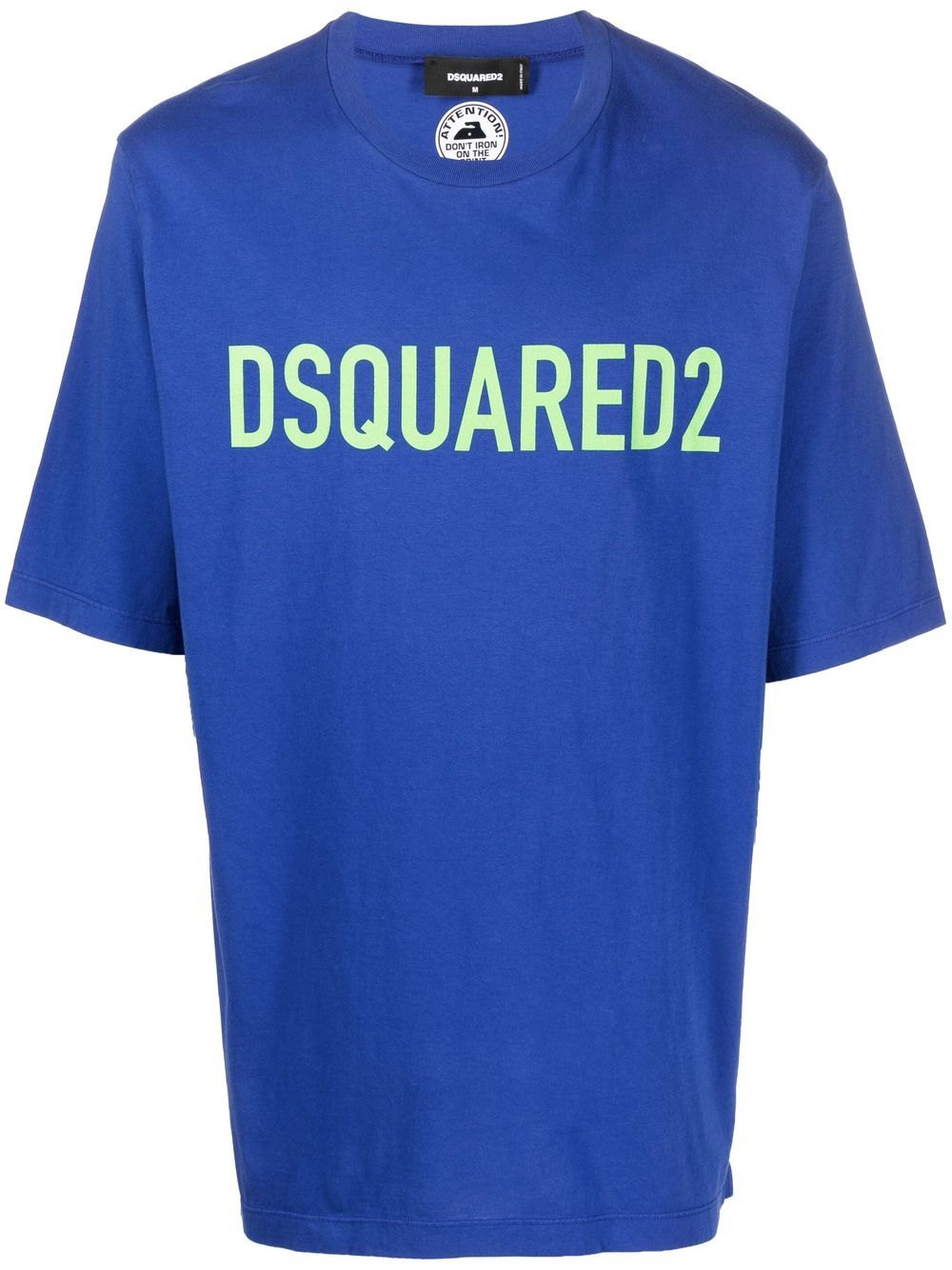 Shop Dsquared2 Logo-print Detail T-shirt In Blue