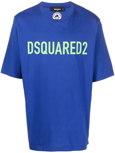 DSQUARED2 playera con logo estampado