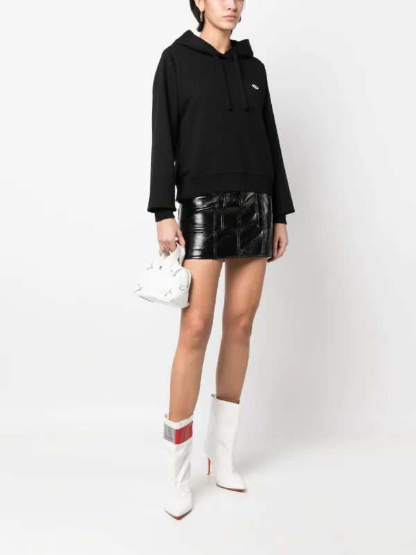 Diesel ディーゼルフェード ドローストリング パーカー フーディ Diesel ドローストリング パーカー | ブラック | FARFETCH JP