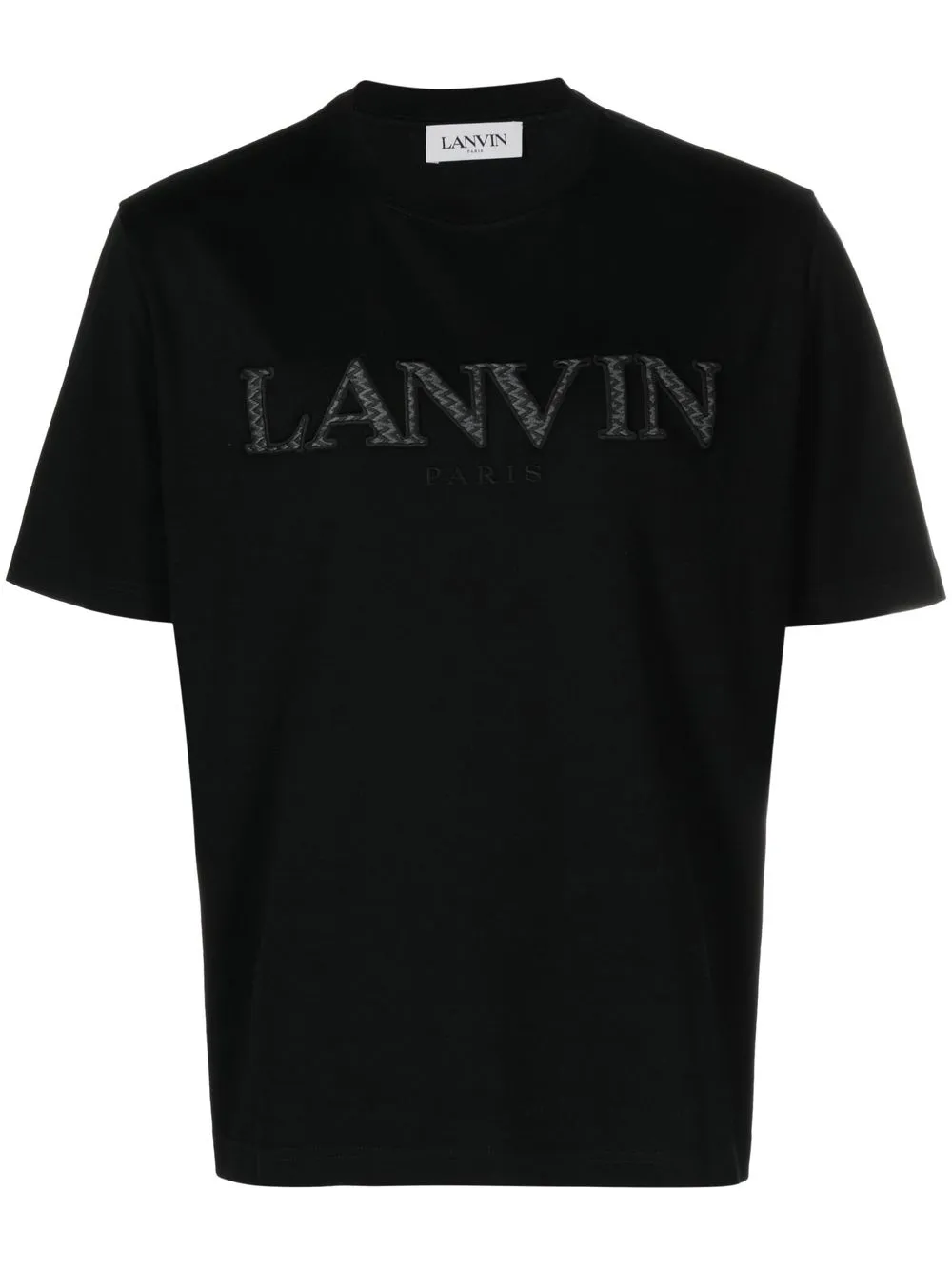 

Lanvin playera manga corta con logo estampado - Negro