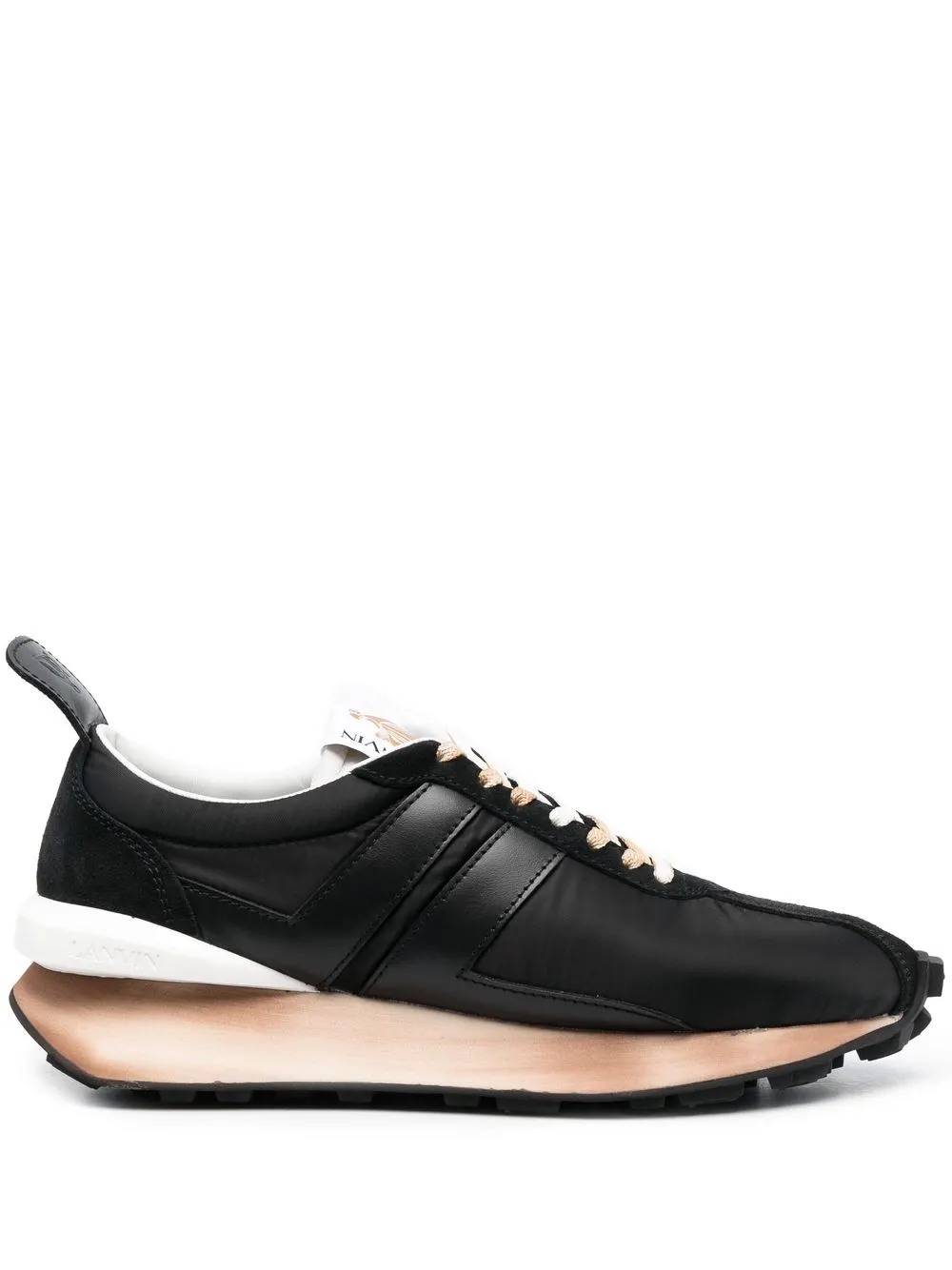 

Lanvin logo-patch low-top sneakers - Black