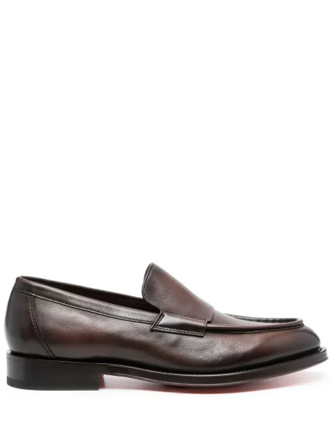 Santoni mocasines estilo slip-on