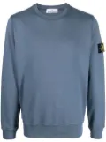Stone Island Compass-patch crew-neck sweatshirt - Blue